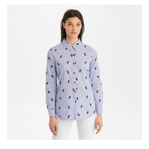 Karl Lagerfeld Tops - •4/$30• Karl Lagerfeld Paris Sunglasses Blouse
